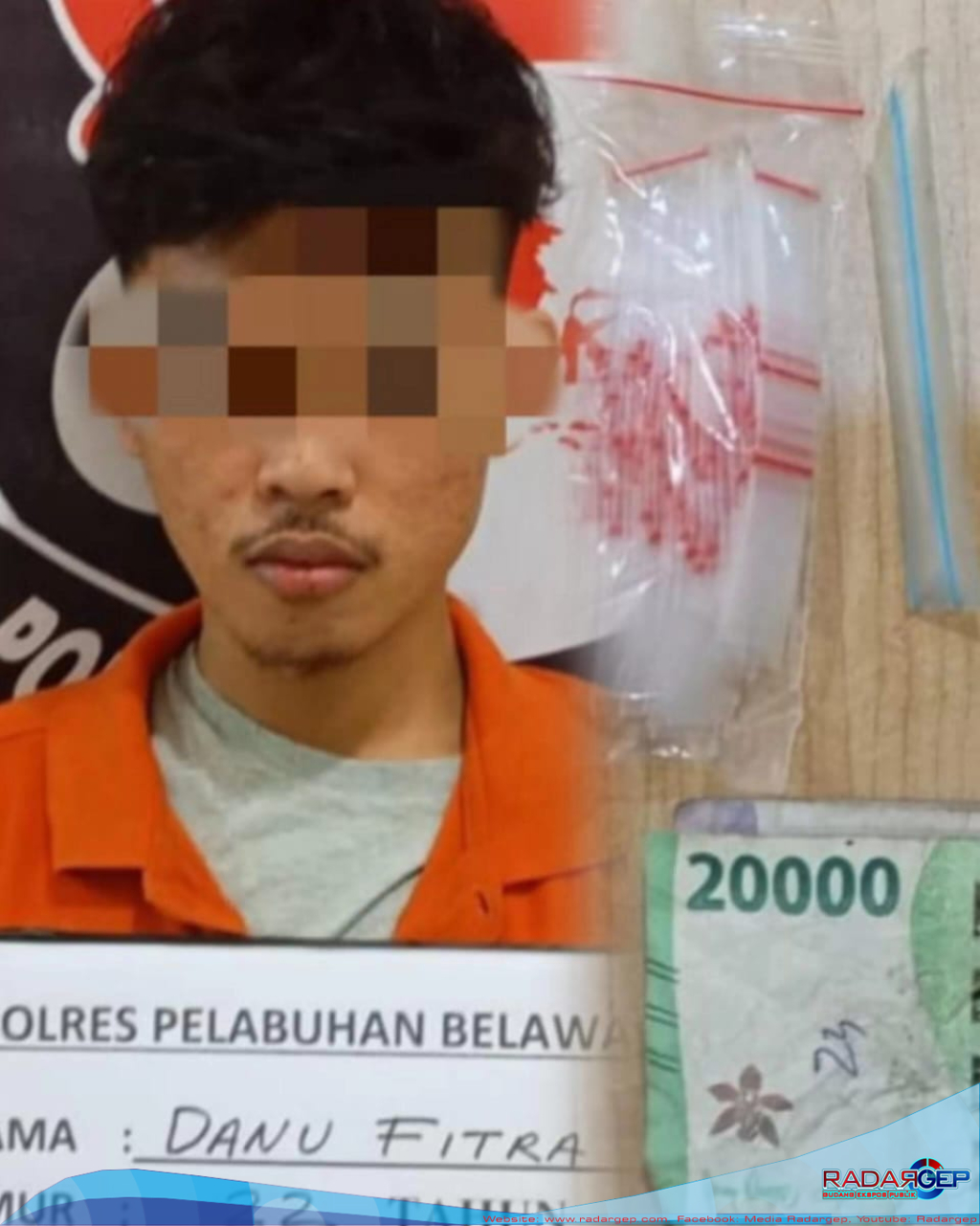 Sat Narkoba Polres Pelabuhan Belawan Tangkap Pengedar Shabu di Komplek UKA